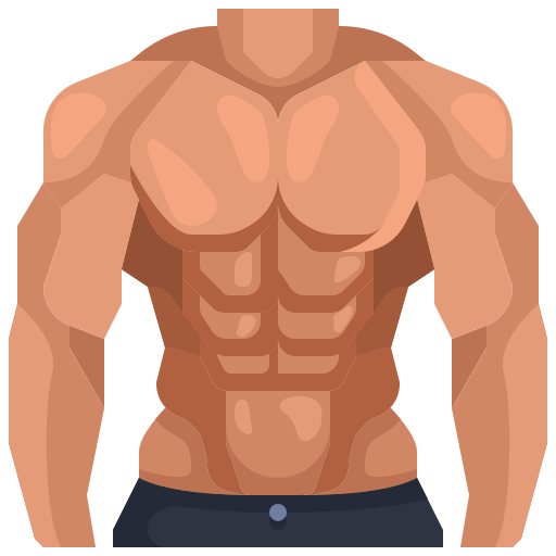 a strong male torso