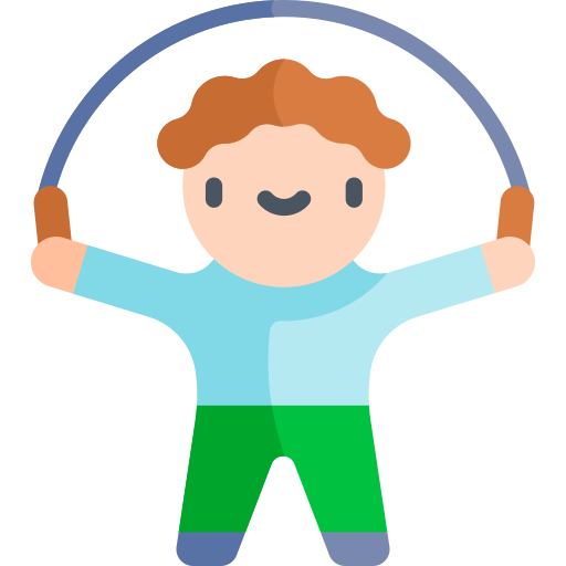 man doing jumping rope