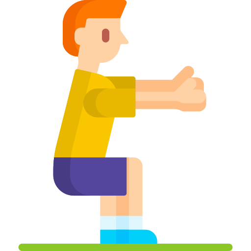 athlete performing squat