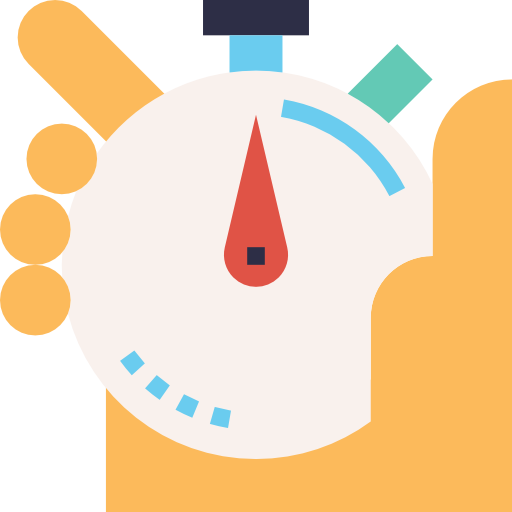 a stopwatch