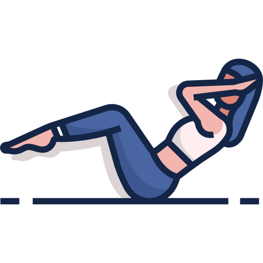 woman doing a sit-up